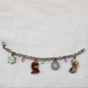 🎁 Frozen Edition Silver Colourful Charm Bracelet